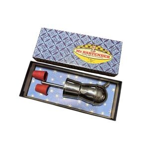 Mr Bartender 170 Quality retro Bar Accessories Chrome Cocktail Tool Set orig Box